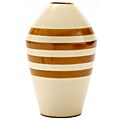 Chulucanas Tan Lines Ceramic Vase (Peru)