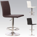 Zak Adjustable Height Swivel Ribbed Stool