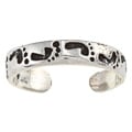 Sterling Silver Footprints Toe Ring