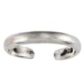 Sterling Silver Classic Plain Narrow Toe Ring