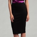 Jessica Simpson Junior's Black Pencil Zipper Skirt