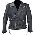 Mossi Men's 'Live to Ride' Black Leather Jacket