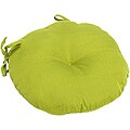 Lime 18-inch Round Outdoor Bistro Chair Cushion (Set of 2)