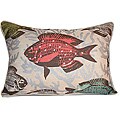 Marlo Lorenz Printed Fish Pillow