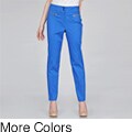 Larry Levine Women's Slim Ankle Pant