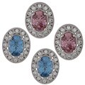 New! Tacori IV Cubic Zirconia Epiphany Oval-cut Earrings