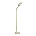 Contemporary 1-light Almond Floor Lamp