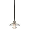 Contemporary Brushed Nickel 1-light Pendant