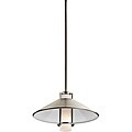 Contemporary Brushed Nickel 1-light Pendant