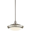 Contemporary Brushed Nickel 1-light Pendant