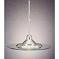 Contemporary Brushed Nickel 1-light Pendant