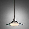 Contemporary Brushed Nickel 1-light Pendant