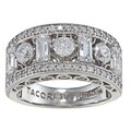 Tacori IV Cubic Zirconia Honeycomb Wide Band Ring