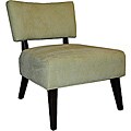 Soft Lime Green Microfiber Metro Accent Chair