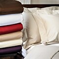 1500 Thread Count Solid King/California King 3-piece Duvet Cover Set
