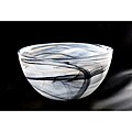 Allure Alabaster Black-White Individual Bowls (Set of 4)