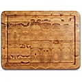 Proteak 309 Teak Rectangle Cutting Board with Juice Canal