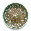 Arda Glassware Divine Brown/Turqouise 12-inch Charger Plates (Set of 4)