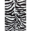Generations Black Zebra Rug (7'9 x 10'5)