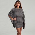Carmen Marc Valvo Women's Black/ White Cover-up