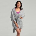 Dotti Women's Black Tie Waist Tunic Swim Cover