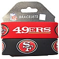 Aminco San Francisco 49ers Rubber Wristbands (Set of 2)