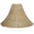 Light Brown Woven Grass Bell Lamp Shade