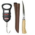 Berkley 50-pound Digital Scale and Wood Handle Fillet Knife Combo