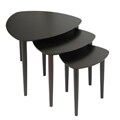 Griffith Dark Brown Mid-Century Modern Nesting Table Set