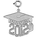 Sterling Silver 2012 Graduation Charm