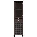 Kentucky Brown Modular Modern Wine Cabinet