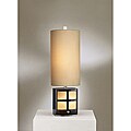 Nova Demi Dark Brown Table Lamp with Night Light