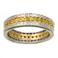 14k Gold 1 1/6ct TDW Diamond Stackable Eternity Ring Set (H-I, I2-I3)
