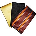 Dmitry Men's Silk Pocket Squares (Pack of 3)