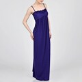 Oleg Cassini Women's Rosette Trim Jersey Knit Gown