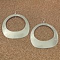 Handcrafted Alpaca Silver 'Cut Out' Dangle Earrings (Mexico)