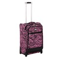 Nicole Miller 'Wild Zebra' 24-inch Expandable Spinner Upright