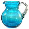 Santorini Blue Pitcher