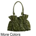 Valencia Shopper Buckle Detail Tote Bag