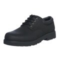 Academie Gear Men's 'Tuffex' Black Leather Oxfords