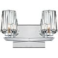 Shar-pei 2-light Bath with Crystal Shades