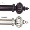 Stately 48-84-inch Adjustable Curtain Rod Set
