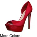 Jessica Simpson Women's 'BEDE 2' Open-toe Platform Pumps