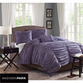 Madison Park Melrose Plum 4-piece Queen-size Comforter Set