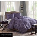 Madison Park Melrose Plum 4-piece King-size Comforter Set