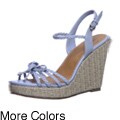 Kelsi Dagger Women's 'Diza' Braided Leather Wedge Sandals