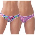 Ilusion Women's Lightweight Printed Cotton Bikini Panties