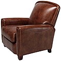 Chester Brown Leather Press Back Club Chair