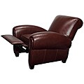 Miguel Brown Leather Recliner Club Chair