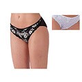 Ilusion Women's Scalloped Lace Bikini Panties